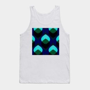 Peacock Xray Feather Tank Top